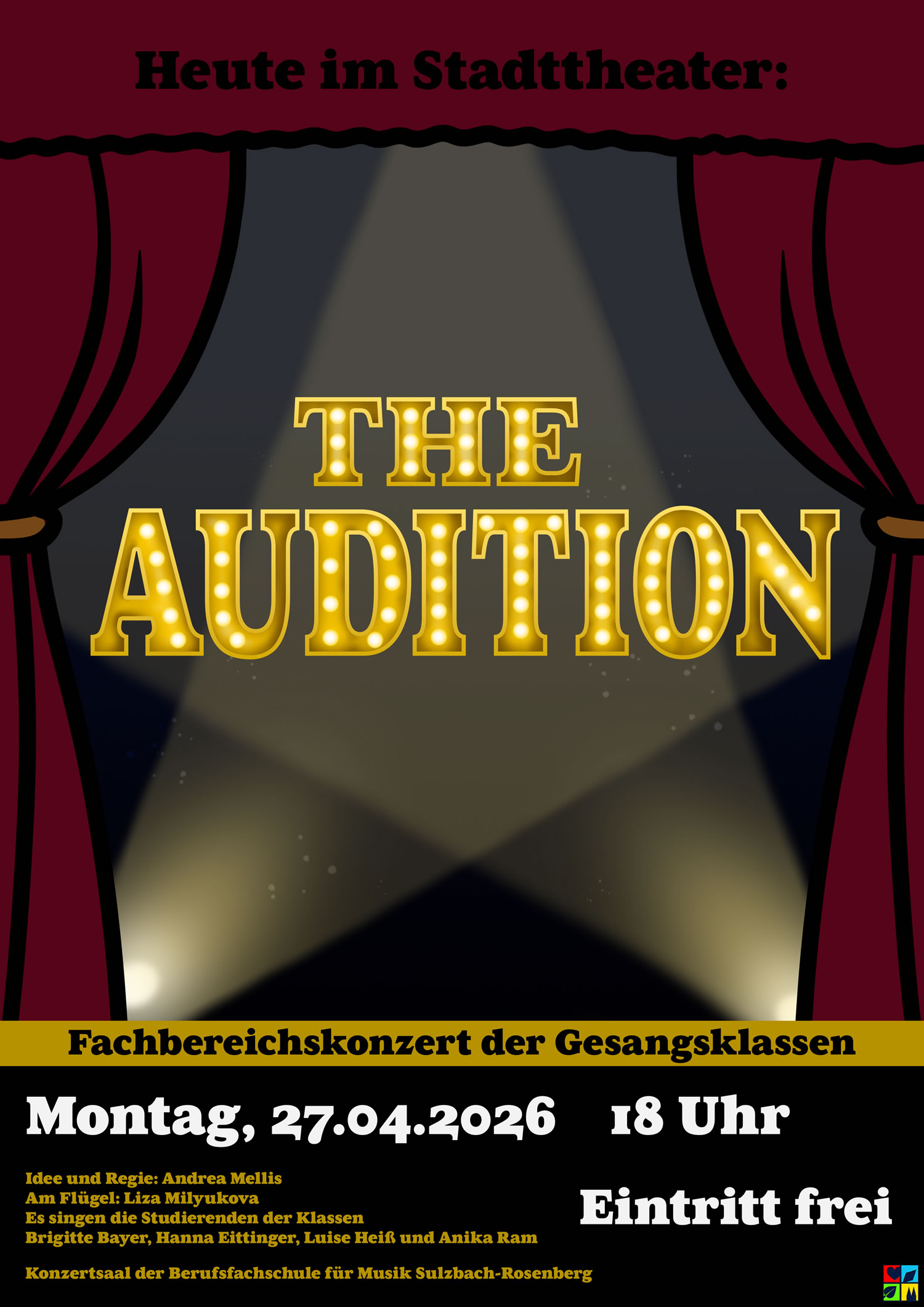 „Heute im Stadttheater: Audition