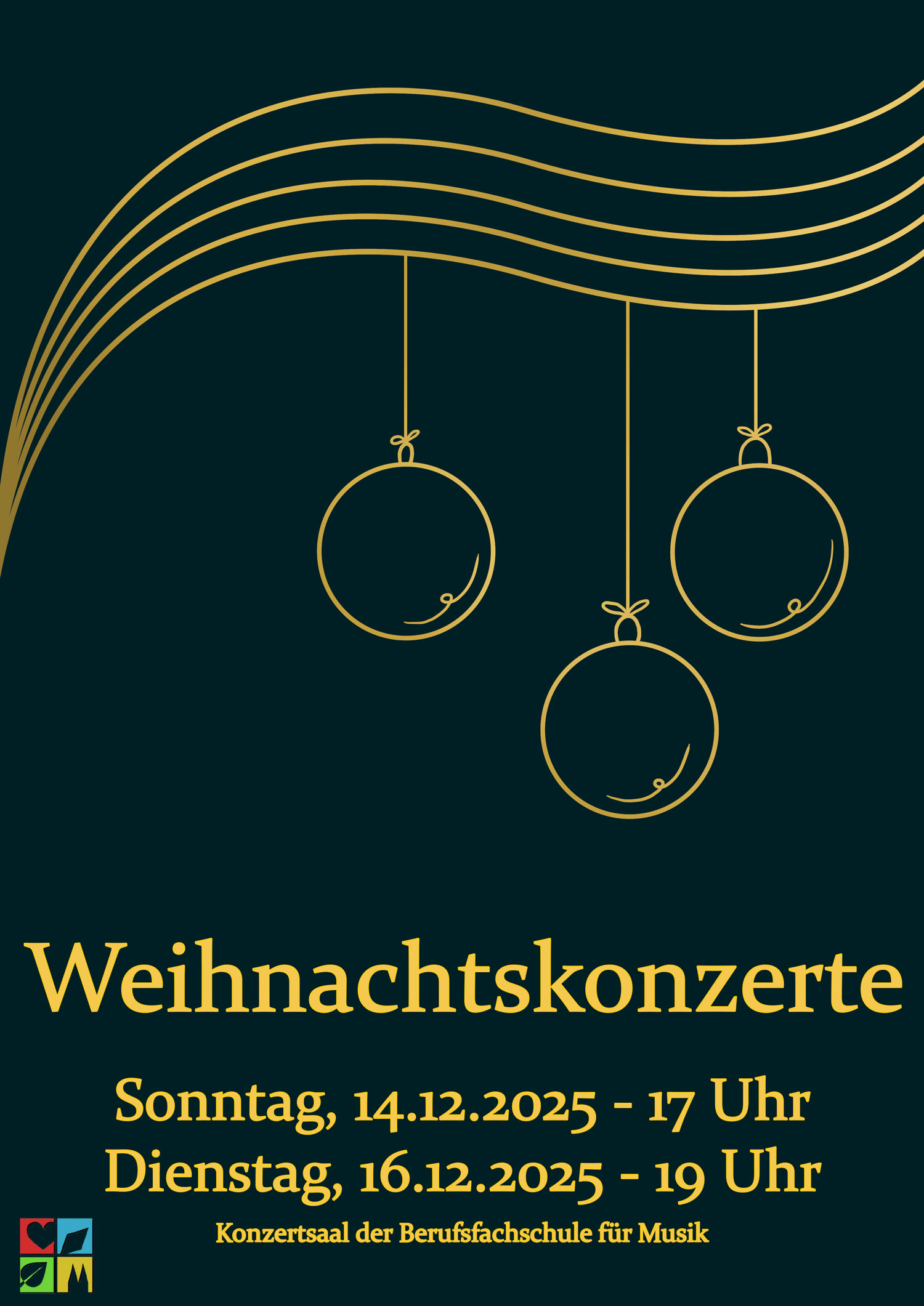 Weihnachtskonzerte an der Berzfsfachschule für Musik